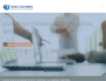 Tablet Screenshot of basccolombia.org
